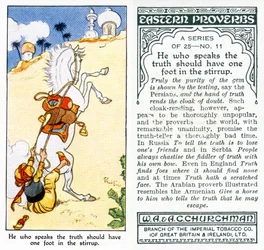 „Ten, kto mówi Prawdę, powinien mieć jedną nogę w strzemieniu”, 1931 (zob. także 498188)