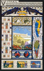 Projekty witraży, z „Szkiców dekoracyjnych”, ok. 1895 r.