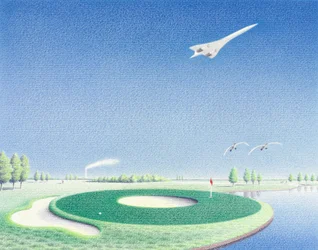 Koło, 2000, Rysunek ołówkiem na papierze