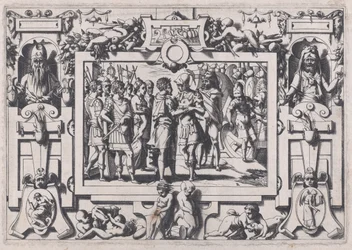 Jason przybywa do Colchis Jason w końcu przybył do Colchis..., 1563.