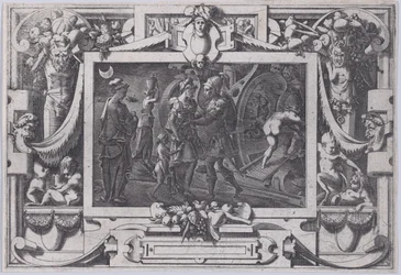 Medea wyrusza z Jasonem Nagła noc z Jasonem Medea opuszcza Colchis we wschodnim Argo..., 1563.