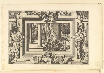 Medea zabija swoje dwoje dzieci z Jazonem. Dla kogo Absyrtos przelał swą krew, czyni to, co z s..., 1563.