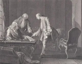 Syn marnotrawny domagający się spadku, ca. 1751.