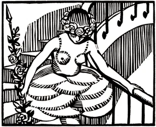 Ilustracja dla "Mitsou" autorstwa Colette