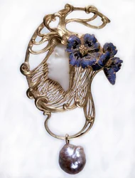 Biżuteria, wisiorek Rene Lalique (1860-1945)
