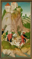 Leopold III (1075-1136), Święty, margrabia Austrii (obraz na panelu)