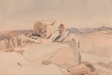 Szczyt góry Synaj lub Jebel Musa