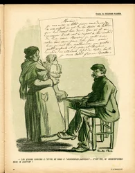 Talerz Maślany, nr. 366, w kolorze satyrycznym