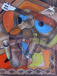 Cubist Guitars – Martwa natura z kawą