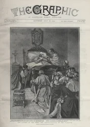 CHOROBA PAPIEŻA – CHOROBA PAPIEŻA. Choroba papieża Leona XII, przyjęcie kardynałów przez papieża, 14 lipca