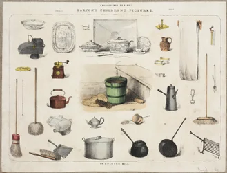 Przybory domowe, ok. 1870-1900