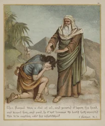 Samuel namaszcza Dawida