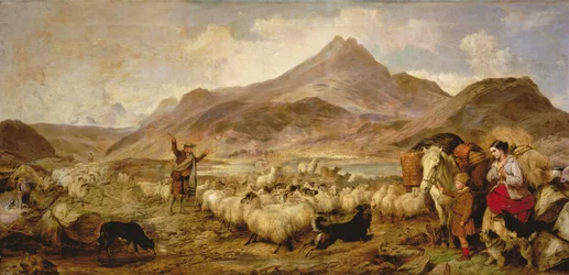Drovers w Glen Sligichan, Isle of Skye
