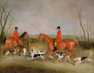 George Mountford, Łowca dla Quorn i W. Derry, Whipper-In, w Gorse Johna O