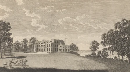 Belvidere House, niedaleko Erith, w hrabstwie Kent, z Edwarda Hasteda, The History a..., 1777-90.