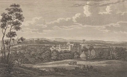 Zamek Hever w hrabstwie Kent, z Edwarda Hasteda, The History and Topographical..., 1777-90.