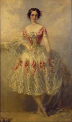 Portret Marie-Adeline Plunkett, 1854.