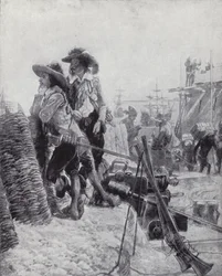 Założenie fortu St George, Madras, przez Francis Day of the East India Company