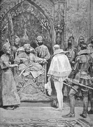 Ambasador Anglii w Indiach w 1615 r. (lito)