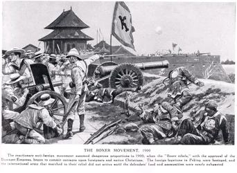 The Boxer Movement, ilustracja z „Hutchinsons History of the Nations”, c.1910