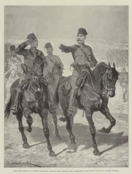 Generał brygady Sir Herbert Kitchener, Sirdar z armii egipskiej, dowódca wojsk nacierających w kierunku Dongoli