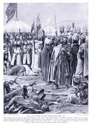 Izaak z Cypru procesuje się przed Ricahrdem I AD1191, lata 20.