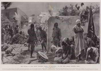 Zdobycie Yola, Benue, północna Nigeria, dnia 2 września przez Zachodnioafrykańskie Siły Pogranicza