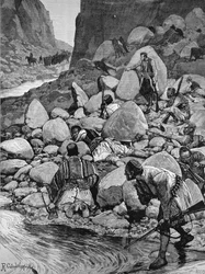 Powstanie w Hercegowinie: Ambuscade, z "The Illustrated London News", 1 kwietnia 1882 r.