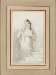 Portret Madame Recamier 1777-1849.