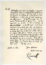 List Richarda Cromwella, Lorda Protektora, do generała George