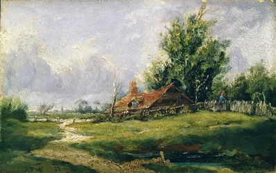Pejzaż, ok. 1837 (olej na drewnie)