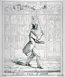 „Ciężkie opady śniegu”, 1821 r.