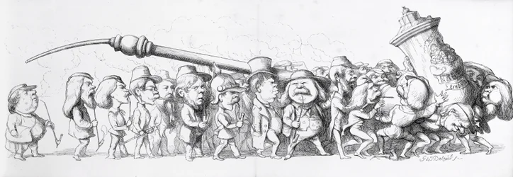 Niemieccy goście na Wielkiej Wystawie, 1851