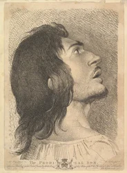 Głowa w profilu syna marnotrawnego, 1766.