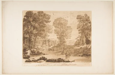Krajobraz z Kupidynem i Psyche, 1776.