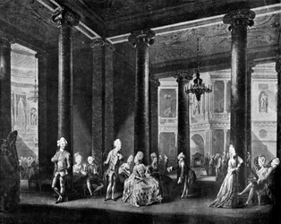 Wnętrze Panteonu przy Oxford Road, 1772.