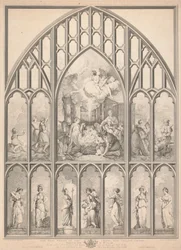 Zachodnie okno kaplicy, New College Oxford: