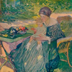 „W ogrodzie”, c1911