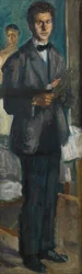 Autoportret z paletą, 1906-1907.