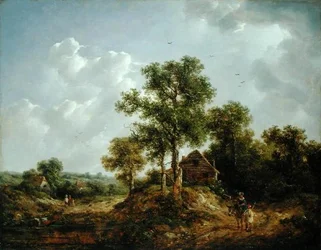 W pobliżu Sevenoaks, Kent (olej na płótnie)