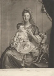 Lady Cathcart i jej dziecko
