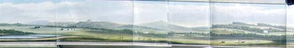 Little Primrose Hill, Primrose Hill i Hampstead, fragment z „Panoramicznego widoku wokół Regent