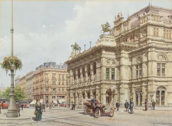 Wiedeń, Operring, 1914.