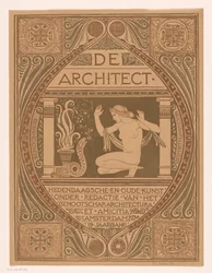 Projekt okładki dla: De Architect, 1911