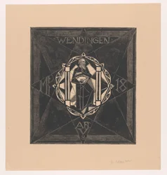 Projekt okładki dla: Wendingen, 1918