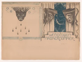 Projekt okładki dla: Twists, Mask Number, 1920