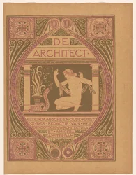Projekt okładki dla: De Architect, 1911