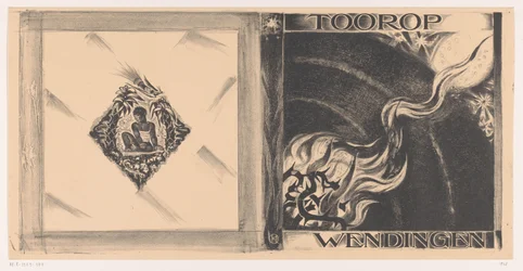 Projekt okładki dla: Wendingen, wydanie Toorop, 1928