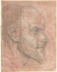Portret Jacka. Jongert z boku