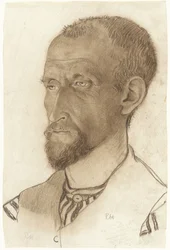 Portret Petrusa Koninksa, po lewej